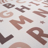 Covor rotund Coco V3 Crem 120x120 cm - 5