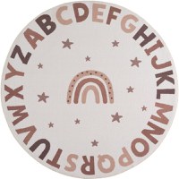 Covor rotund Coco V3 Crem 120x120 cm - 6