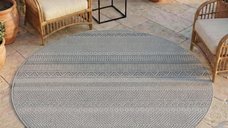 Covor rotund Desert etno V3 Gri 160x160 cm