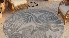 Covor rotund Desert V2 Gri 120x120 cm