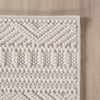 Covor rotund Helix etno V3 Crem 160x160 cm - 5