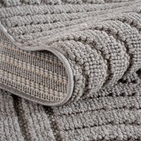 Covor rotund Helix V2 Argintiu 160x160 cm - 4