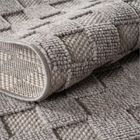 Covor rotund Helix V4 Argintiu 200x200 cm - 4
