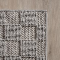 Covor rotund Helix V4 Argintiu 200x200 cm - 5