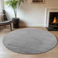 Covor rotund Joy Gri 160x160 cm - 2