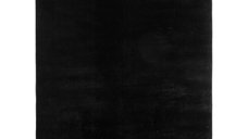 Covor rotund Joy Negru 120x120 cm