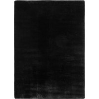 Covor rotund Joy Negru 120x120 cm - 1