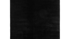 Covor rotund Joy Negru 120x120 cm