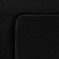 Covor rotund Joy Negru 120x120 cm - 4