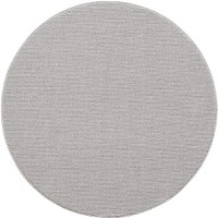 Covor rotund Loom Argintiu 120x120 cm - 1