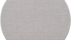 Covor rotund Loom Argintiu 120x120 cm