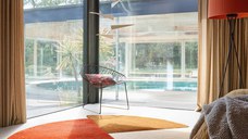 Covor rotund Mia Segment Caramiziu 200x200 cm, Flair Rugs