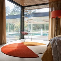 Covor rotund Mia Segment Caramiziu 200x200 cm, Flair Rugs - 1