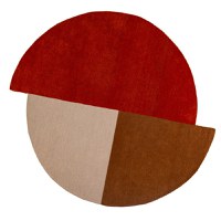 Covor rotund Mia Segment Caramiziu 200x200 cm, Flair Rugs - 2