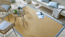 Covor Sisal Look Outdoor Albastru Deschis 200x290 cm, Flair Rugs