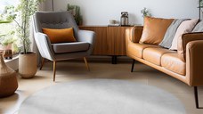 Covor Sky V1 Argintiu 160 x 160cm