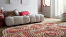 Covor Spiral Shaped Wool Roz 160x230 cm de la Flair Rugs