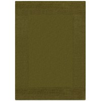 Covor Textured Wool Border Verde 200X290 cm, Flair Rugs - 3