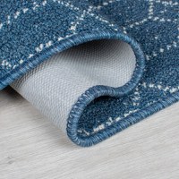 Covor traversă Argyll Washable Bleumarin 57X230 cm, Flair Rugs - 4