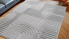 Covor traversa Art Argintiu boho 60x110 cm