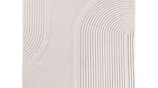 Covor traversa boho Pompei V2 Crem 80x250 cm