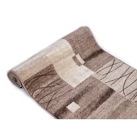 Covor Traversa Daffi 13068, Bej/Maro, 120x500 cm, 1700 gr/mp - 1