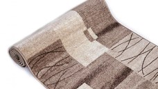 Covor Traversa Daffi 13068, Bej/Maro, 60x700 cm, 1700 gr/mp