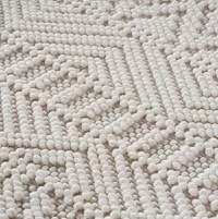 Covor traversa Helix etno V3 Crem 60x110 cm - 7