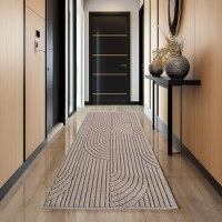 Covor traversa Helix V2 Bej 80x150 cm - 3