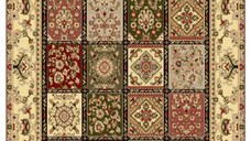 Covor Traversa Lotos Timbre, Bej 100x900 cm, 1800 gr/mp