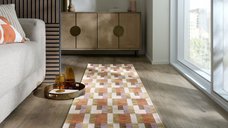 Covor traversa Manhattan Riley Block Geo Natural 60X230 cm, Flair Rugs
