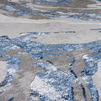 Covor traversă Marbled Bleumarin 60X230 cm, Flair Rugs - 4