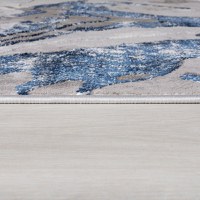 Covor traversă Marbled Bleumarin 60X230 cm, Flair Rugs - 5