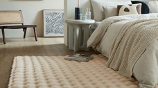 Covor Waffle Faux Fur Ivoar 80X150 cm, Flair Rugs