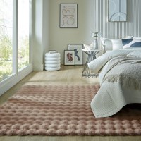 Covor Waffle Faux Fur Taupe 180X290 cm, Flair Rugs - 1