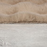 Covor Waffle Faux Fur Taupe 180X290 cm, Flair Rugs - 4