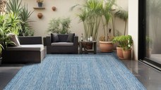 Covor Zagora V1 Albastru 80 x 250cm