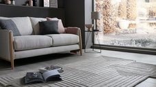 Covor Zen Rectangles Natural inchis 200x290 cm, Flair Rugs