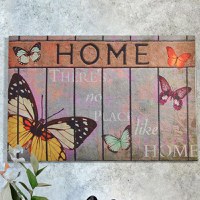 Covoras Intrare Butterfly, 40x60 cm, Cauciucat - 1