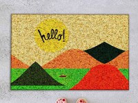 Covoras Intrare Mountains, 40x60 cm, Cauciucat - 1