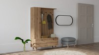 Cuier pentru Hol Lala - Walnut - 1