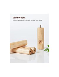 Cuier pom Vasagle, 8 carlige, Inaltime reglabila, RCR04WT, Alb - 4