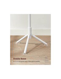 Cuier pom Vasagle, 8 carlige, Inaltime reglabila, RCR04WT, Alb - 7