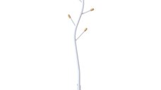 Cuier Portu Alb 30x30x170 cm