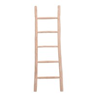 Cuier prosoape tip scara Ladder Boho Pako World Natural 50x6x160 cm - 1