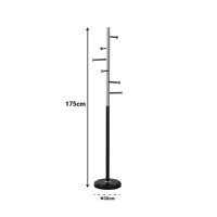 Cuier Serea Alb 30x30x175 cm - 4