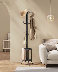 Cuier Songmics Negru 40x40x175 cm - 7