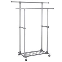 Cuier stender, Songmics, Gri, 87-150x52x166 - 2