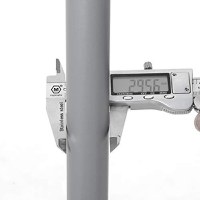 Cuier stender, Songmics, Gri, 87-150x52x166 - 7