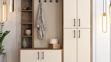 Cuier ViyanaDA Walnut-Cream - Design Elegant si Functional